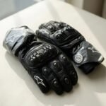 LEATHER RACING MOTORCYCLE GLOVES 02